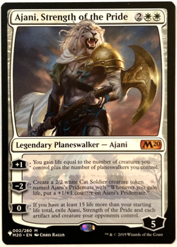 MTG Ajani, Strength of the Pride Secret Lair Angels Deck 002 NM Mythic - Image 1