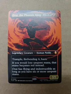 Ozai, the Pheonix King Avatar TLA #335 Borderless Non-Foil NM - Image 1