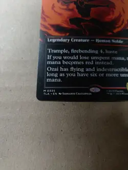 Ozai, the Pheonix King Avatar TLA #335 Borderless Non-Foil NM - Image 2