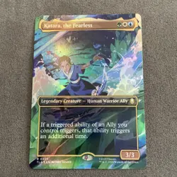 Katara, the Fearless - #0305 -Borderless- FOIL- Avatar: The Last Airbender MTG - Image 2