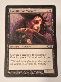 Bloodthrone Vampire - Magic 2011 Core Set M11 - Magic the Gathering MTG Nice! - Image 1