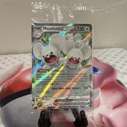 Pokemon-Maushold EX 155/182 Double Rare Holo- Paradox Rift- SEALED-Free Shipping - Image 1