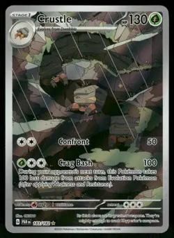 Crustle 183/182 Illustration Rare Holo NM Pokemon SV04: Paradox Rift - Image 1