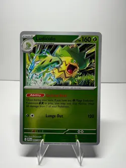 Ludicolo 007/094 Reverse Holo Phantasmal Flames NM Pokemon Card - Image 1