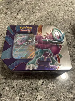 Pokemon Paradox Clash Tin Walking Wake ex 5 Packs Destined Rivals Surging Sparks - Image 1