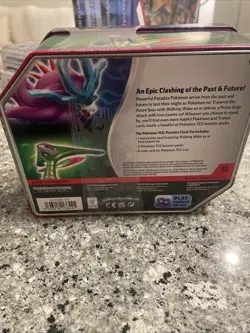 Pokemon Paradox Clash Tin Walking Wake ex 5 Packs Destined Rivals Surging Sparks - Image 2