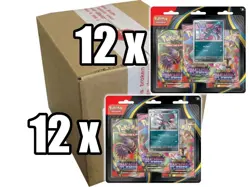 POKEMON MEGA EVOLUTIONS PHANTASMAL FLAMES 3-PACK BLISTER SEALED CASE 24 CT -a - Image 1
