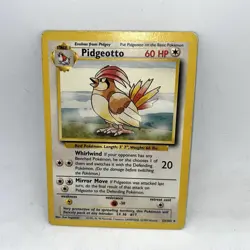 Pidgeotto 22/102 Base Set Unlimited Pokemon Card HP - Image 1