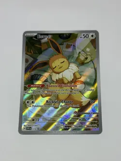 Pokemon Card TCG Eevee 173 SVP Pokemon Center Promo Prismatic Evolutions NM/LP - Image 1