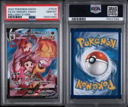2022 Pokemon Brilliant Stars URSHIFU Vmax #TG19 FULL ART PSA 10 GEM Mint - Image 3