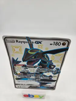 Raquaza Gx 177a/168 Hidden Fates Full Art Jumbo Promo Pokemon Card - Image 2