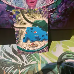 Pokemon Topps Trading Card #01 Bulbasaur - Image 1