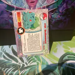 Pokemon Topps Trading Card #01 Bulbasaur - Image 2