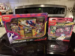 Pokemon Mega Latias Ex Box & Mega Battle Deck Mega Diancie Ex Brand New Sealed - Image 1