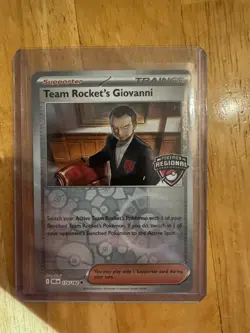 Pokemon TCG Team Rockets Giovanni 174/182 Regional Championship Promo 🔥 - Image 1