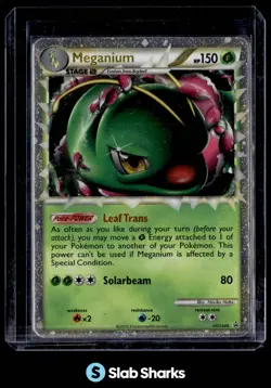 2010 POKEMON HGSS BLACK STAR PROMOS #HGSS08 MEGANIUM - Image 1