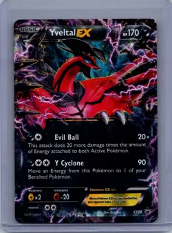 Yveltal EX XY08 - Pokemon TCG XY Promo Ultra Rare Card MP - Image 1