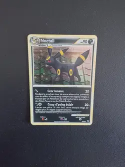 Carte Pokemon Noctali 10/90 Holo HGSS Indomptable Francaise - Image 1