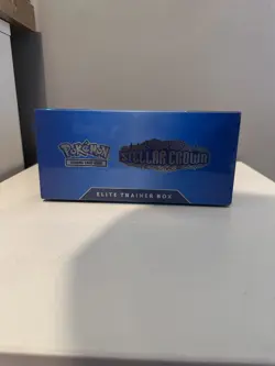 Pokemon TCG Stellar Crown ETB Elite Trainer Box Sealed - Image 2