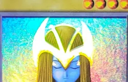 Yugioh Mystical Elf LOB-062 Super Rare Foil Shift Original Print Konami 2002 - Image 3