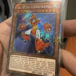 Yugioh Machina Gearframe RA03-EN234 Platinum Secret Rare 1st Edition - Image 2
