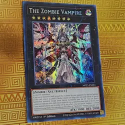 The Zombie Vampire MP23-EN024 Prismatic Secret Rare 1st Ed NM Yu-Gi-Oh - Image 1