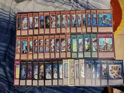 YuGiOh Complete 47 Card Mermail Atlantean Deck Core Abyssrhine Poseidra Icejade - Image 1