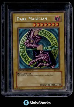 2002 YU-GI-OH! BOOSTER PACK TINS #BPT-001 DARK MAGICIAN LIMITED EDITION - HP - Image 1
