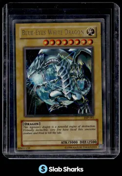 2002 YU-GI-OH! SHONEN JUMP PROMOS #JMP-001 BLUE-EYES WHITE DRAGON - HP - Image 1