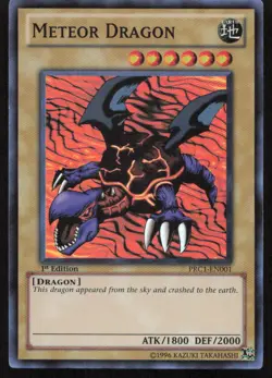 Yu-Gi-Oh TCG 2012 Premium Collection #PRC1-EN001 Meteor Dragon Super Rare,1st Ed - Image 1