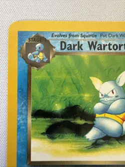 Dark Wartortle 46/82 Team Rocket Regular Vintage Pokemon Card - Image 5