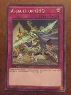 Assault On GHQ Trap Card Yugioh SBTK-EN042 Speed Duel - Image 1