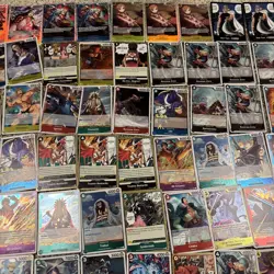 ***ONE PIECE 220+ FOIL CARD LOT***SR/Rare/Unc/c ALL FOIL BULK COLLECTION - Image 3