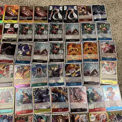 ***ONE PIECE 220+ FOIL CARD LOT***SR/Rare/Unc/c ALL FOIL BULK COLLECTION - Image 4