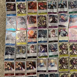 ***ONE PIECE 220+ FOIL CARD LOT***SR/Rare/Unc/c ALL FOIL BULK COLLECTION - Image 5