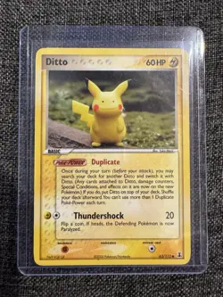 Ditto (Pikachu) 63/113 EX Delta Species Non-Holo Near Mint Pokemon TCG Card - Image 1