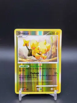 Shinx SH12 Platinum Arceus Shiny Reverse Holo DMG Pokemon Card - Image 1