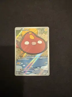 Pokemon TCG White Flare Stunfisk Illustration Rare Card 118/086 - Image 1