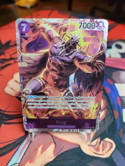 Pre-Errata - King - OP01-096 SR- Romance Dawn - One Piece Card Game - Image 1