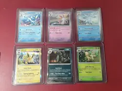 Pokemon Prismatic Eevee Evolutions Lot Of 6 Holo Or Reverse Holo Cards Umbreon - Image 1