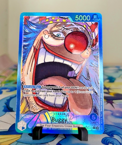 Buggy (Alt Art) OP09-042 L Emperors in the New World - ONE PIECE Card English - Image 1