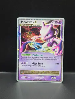 Pokemon Mewtwo LV.X Holo Card 2007-09 Diamond and Pearl Black Star Promos #DP28 - Image 1