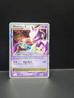 Pokemon Mewtwo LV.X Holo Card 2007-09 Diamond and Pearl Black Star Promos #DP28 - Image 3