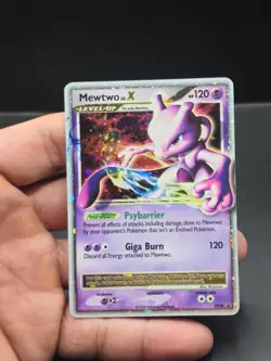 Pokemon Mewtwo LV.X Holo Card 2007-09 Diamond and Pearl Black Star Promos #DP28 - Image 4