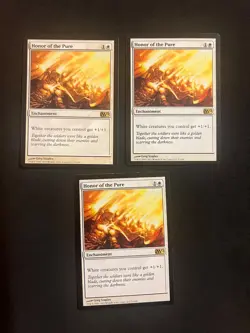 HONOR OF THE PURE x3 [Magic Core 2012] Magic MTG Cards LP - Image 1