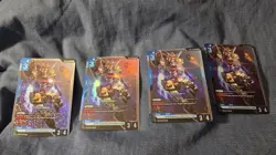 Gundam Card Game Heroic Beginnings RX-78-2 ST01-001 English LR x4 - Image 1