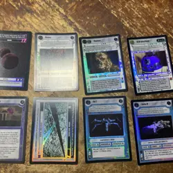 Star Wars CCG A New Hope Foil Card Lot 17 Cards VGC - Image 1