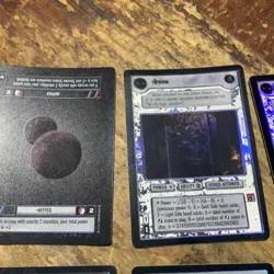 Star Wars CCG A New Hope Foil Card Lot 17 Cards VGC - Image 2