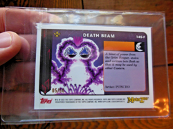 MetaZoo Topps Chrome Death Beam Gold Refractor Card Cryptid Camera 05/50 - Image 2