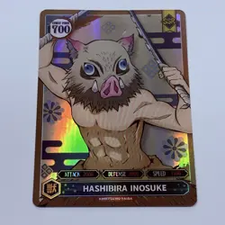Hashibira Inosuke - Demon Slayer Trading Card Game Holo Foil Cool Art Tc8 - Image 1